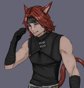 Halfbody, simple colour