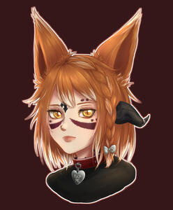 Bust, full colour